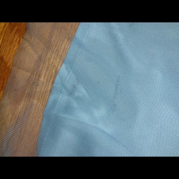 Birdie Grey Bridesmaid Dress Dusty Blue Size Small - Picture 9 of 9